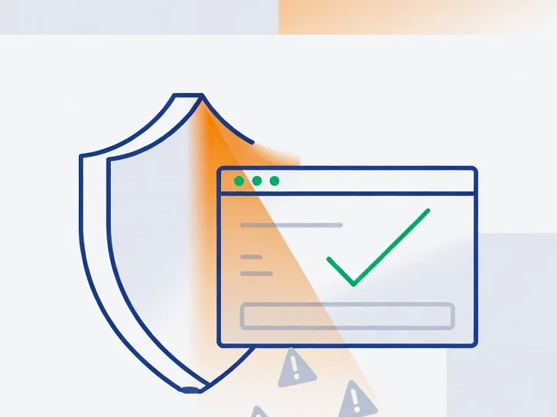 Shield scanning a website and filtering out spam warning signals